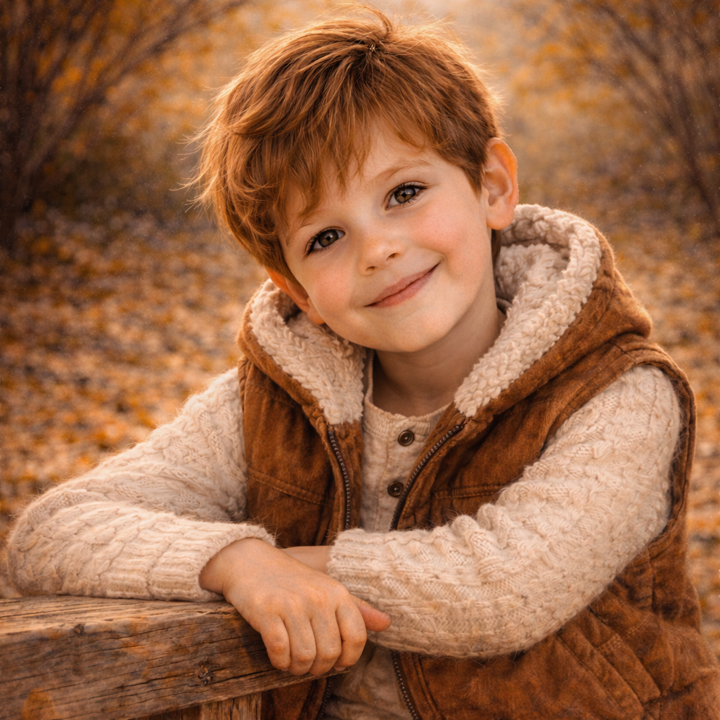 Custom Child Portrait Canvas